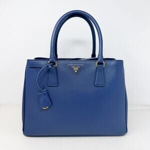 Prada Blue Galleria Saffiano Tote